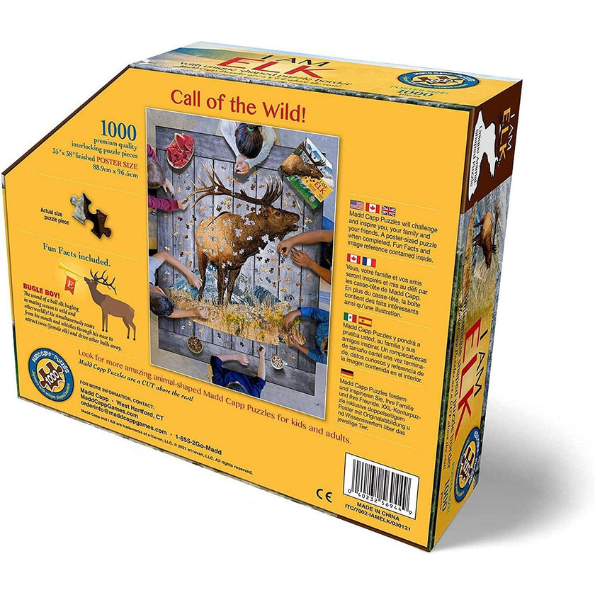 Madd Capp Puzzles - I Am Elk (1000-Piece Puzzle)