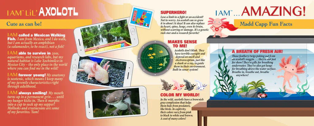 Madd Capp Puzzles - I Am Lil' Axolotl (100 Pc)