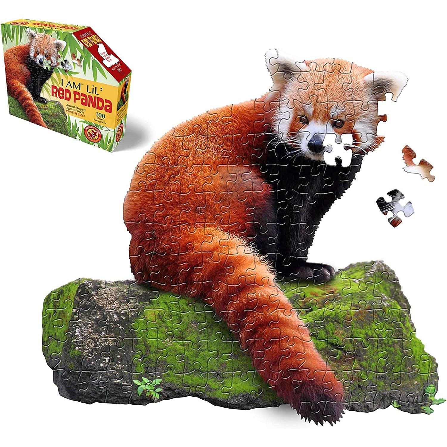 Madd Capp Puzzles - I Am Lil Red Panda (100-Piece Puzzle)