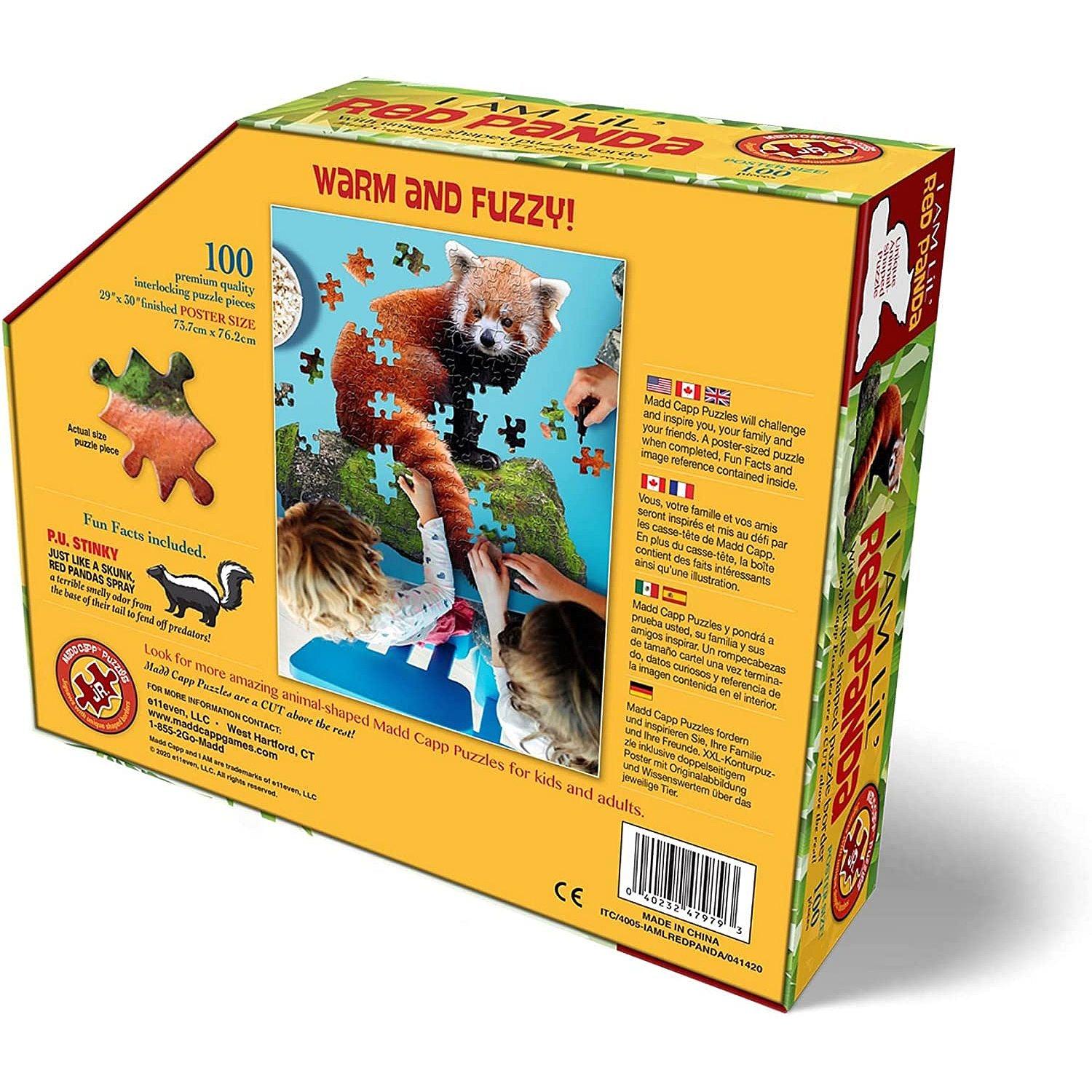 Madd Capp Puzzles - I Am Lil Red Panda (100-Piece Puzzle)