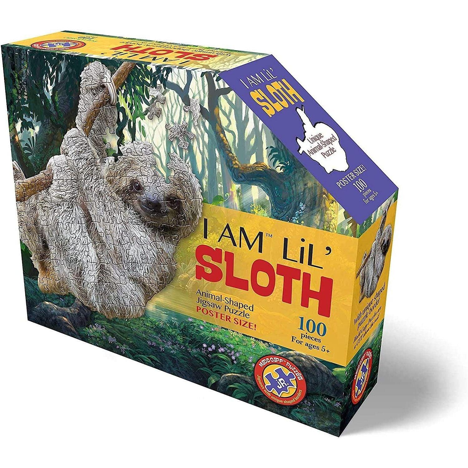 Madd Capp Puzzles - I Am Lil Sloth (100-Piece Puzzle)