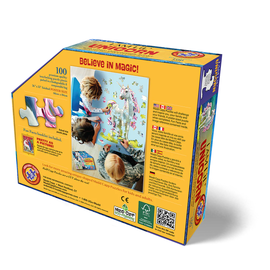 Madd Capp Puzzles - I Am Lil' Unicorn (100 Pc)