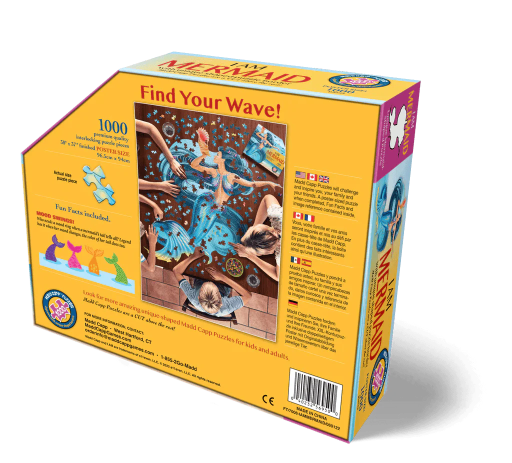 Madd Capp Puzzles - I Am Mermaid (1000 Pc)
