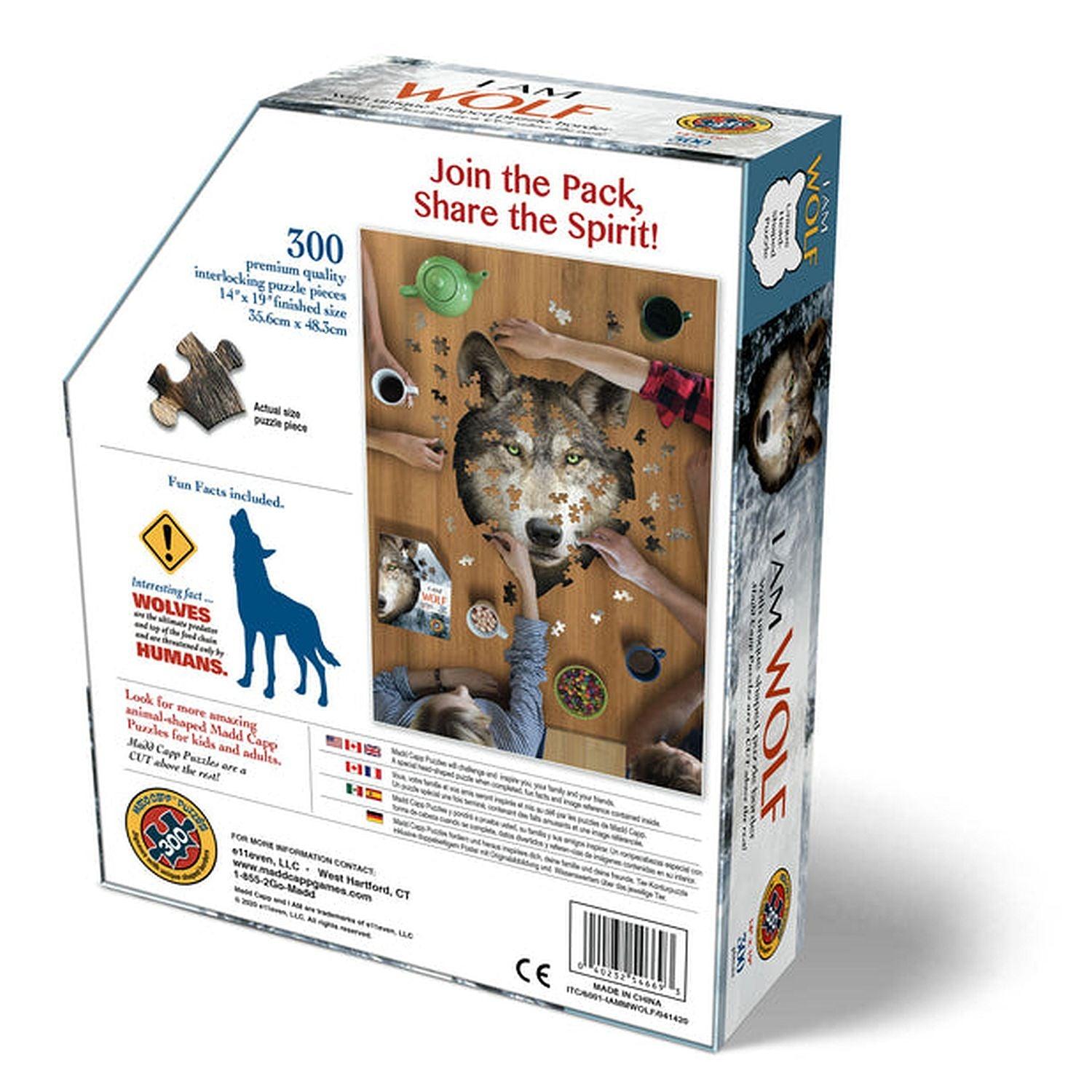 Madd Capp Puzzles - I Am Wolf (300-Piece Puzzle)