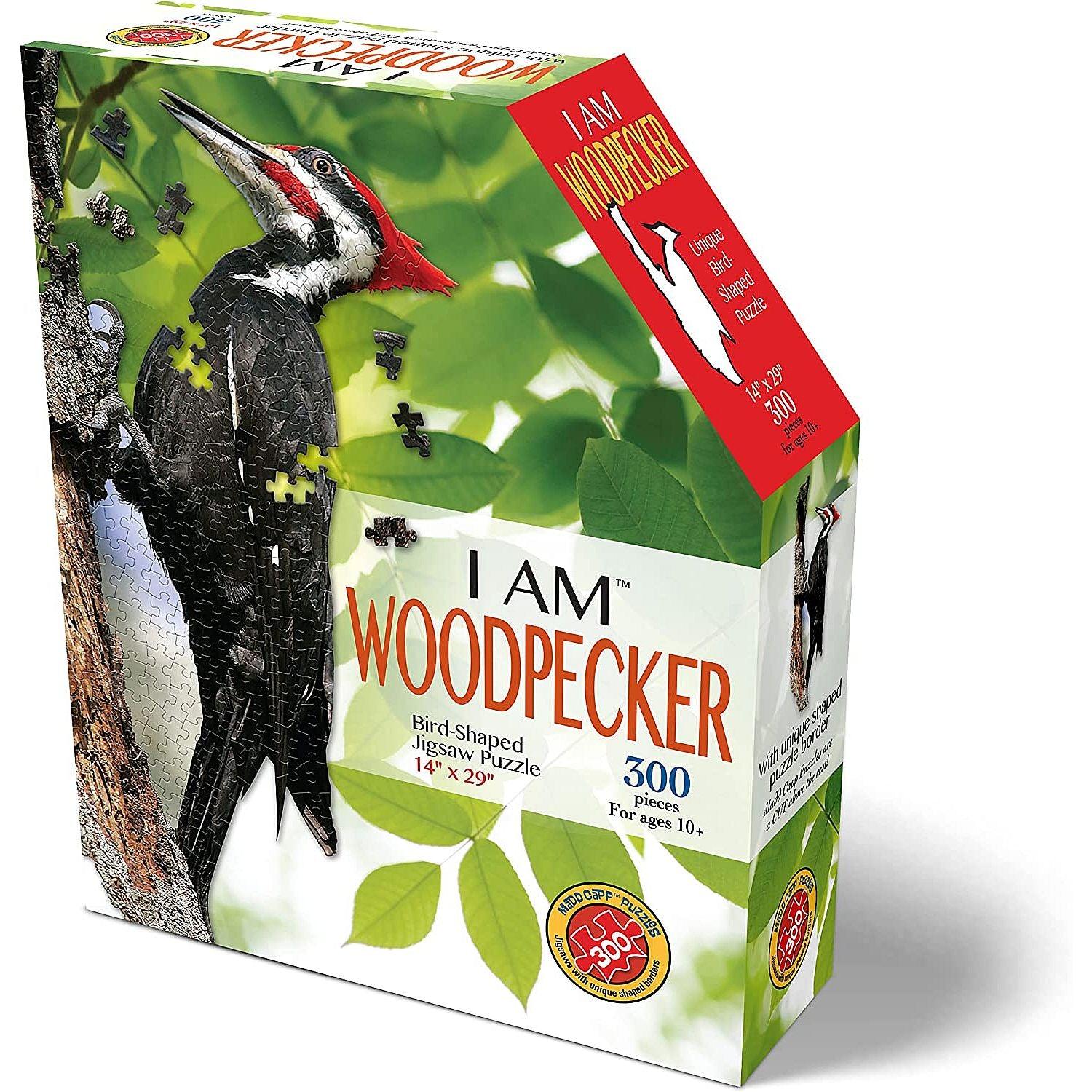 Madd Capp Puzzles - I Am Woodpecker (300-Piece Puzzle)