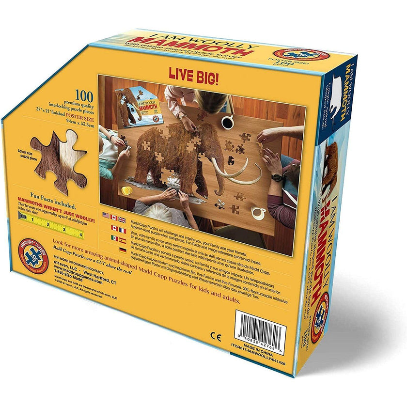 Madd Capp Puzzles - I Am Woolly Mammoth (100-Piece Puzzle)