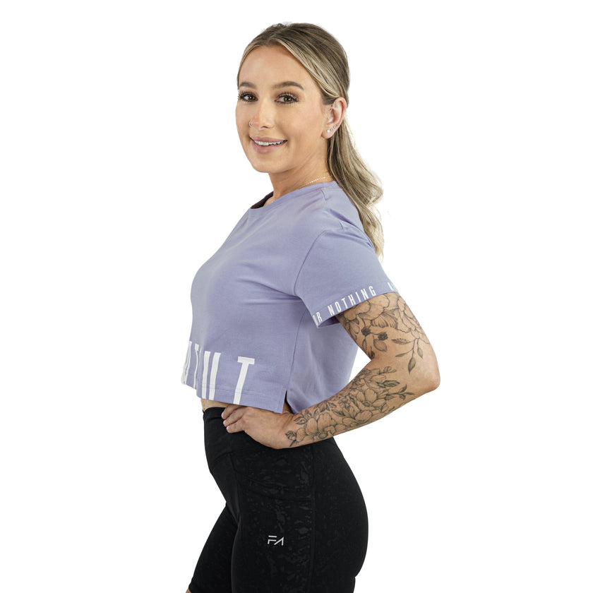 T-shirt court Madi, couleur lavande.