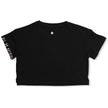 T-shirt court Madi, noir.