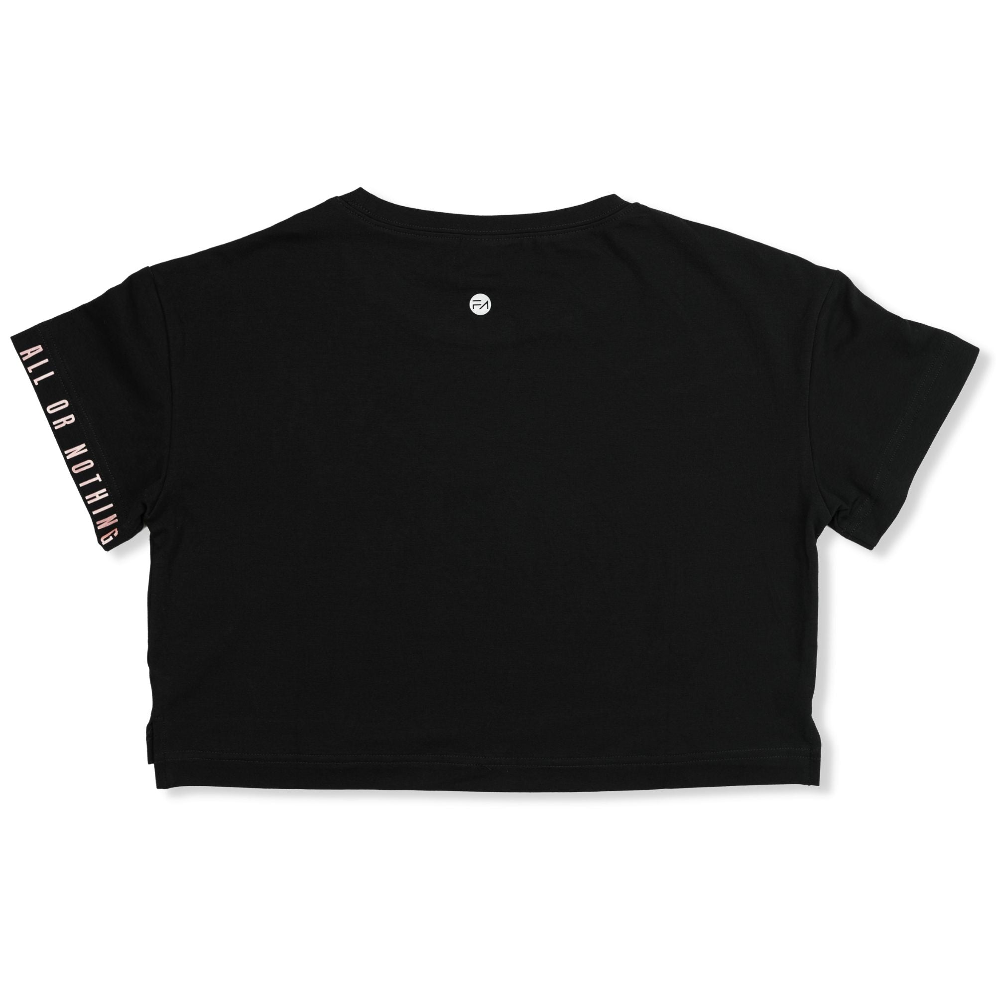 T-shirt court Madi, noir.