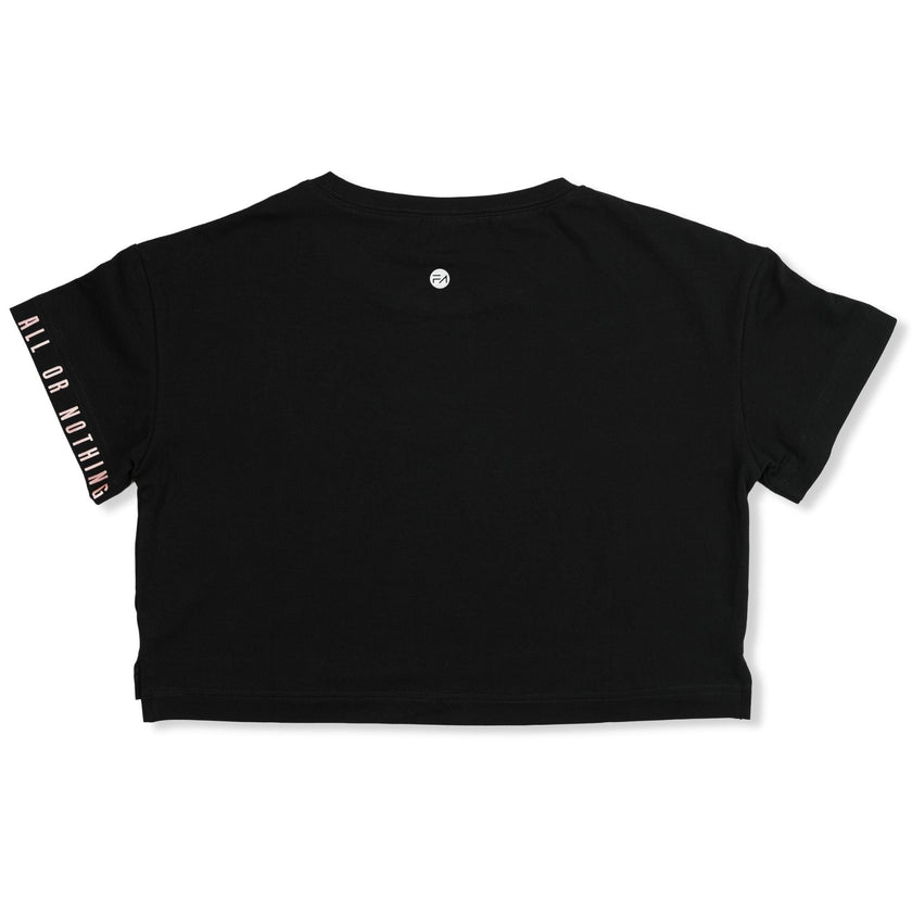 T-shirt court Madi, noir.