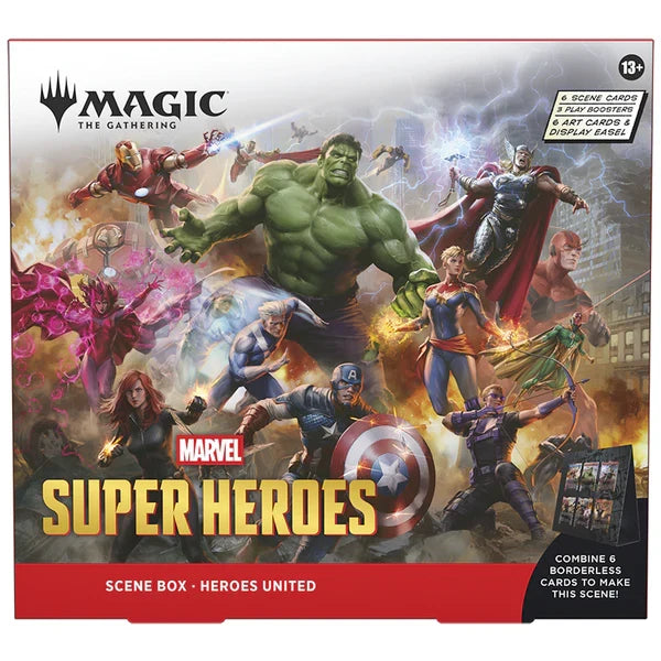 Magic The Gathering TCG - Marvel Super Heroes - Scene Box (Set of 2)