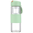 Magnetic Bomb Tea Cup Double Layer Glass Cup Upscale Portable One-click Ejection