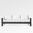 Magnolia Black Aluminum Sofa Set with Sunbrella® Cushions