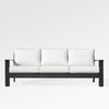 Magnolia Black Aluminum Sofa Set with Sunbrella® Cushions