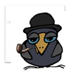 Greeting Card - Magritte Bird (Ceci n'est pas un oiseau)