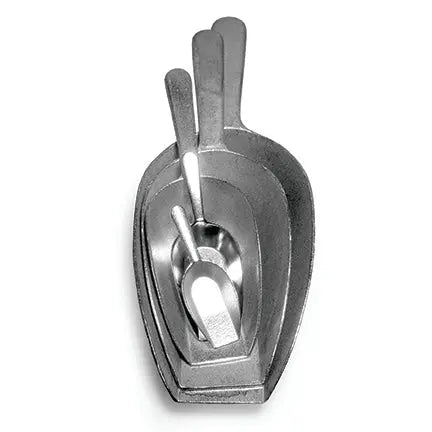Main d'épicier en aluminium à fond plat