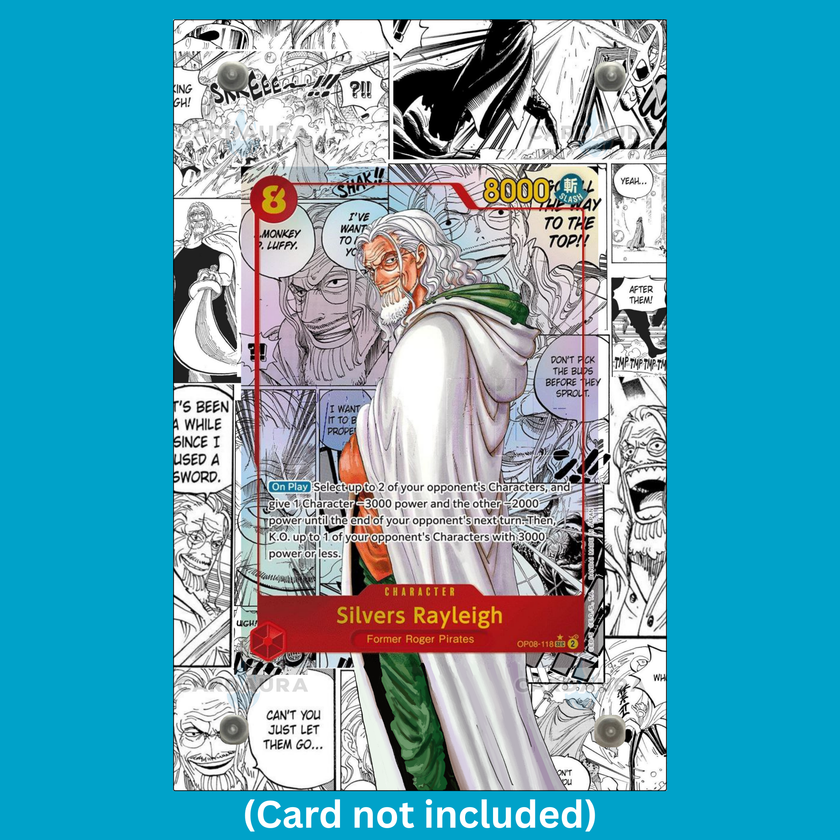 Manga Silver Rayleigh OP08-118 Two Legends (Ungraded) Display Case