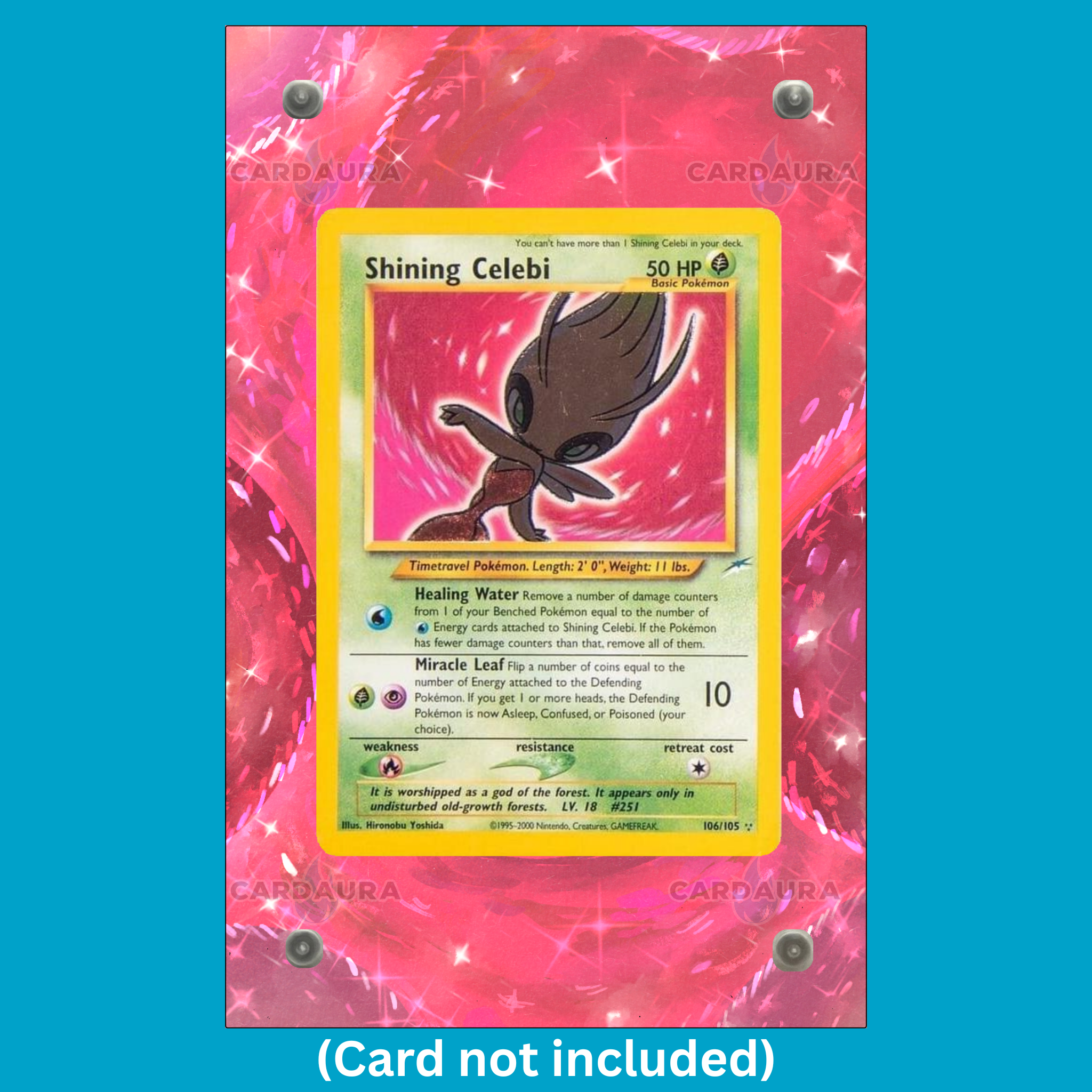 Shining Celebi 106/105 Neo Destiny (Ungraded) Display Case