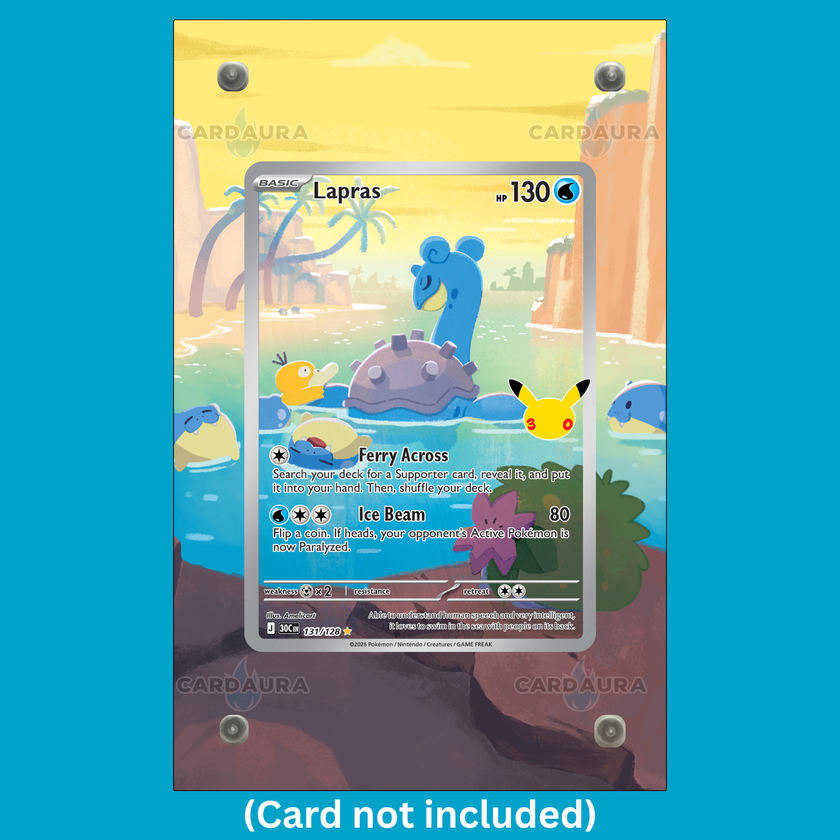 Lapras 131/128 30th Anniversary (Ungraded) Display Case