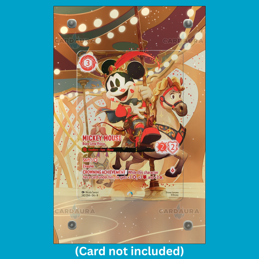 Mickey Mouse Brave Little Prince 242/204 Lorcana Fabled (Ungraded) Display Case