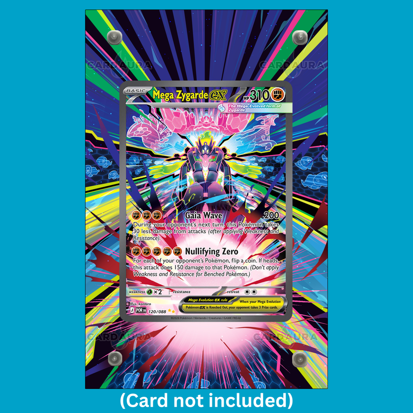 Mega Zygarde EX 120/088 Perfect Order (Ungraded) Display Case