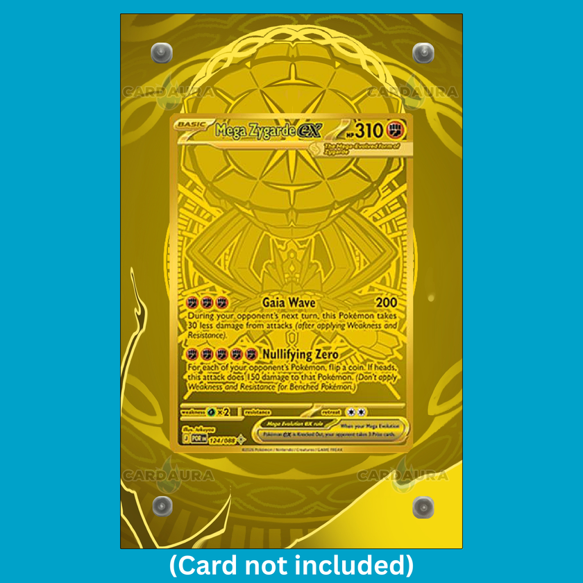 Mega Zygarde EX 124/088 Perfect Order (Ungraded) Display Case