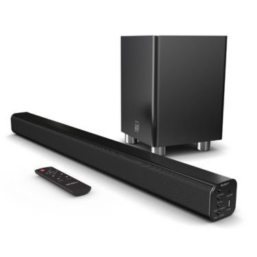 Majority Bluetooth Sound Bar with Subwoofer 150W K2 2.1 Channel HD Sound with Remote