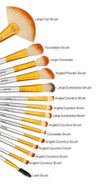 Makeup Brush Full  Set Of Soft Hair Quality Foundation Fiber Wool Brushes