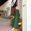 Malay Indonesian Cotton Arab  Patchwork Dress
