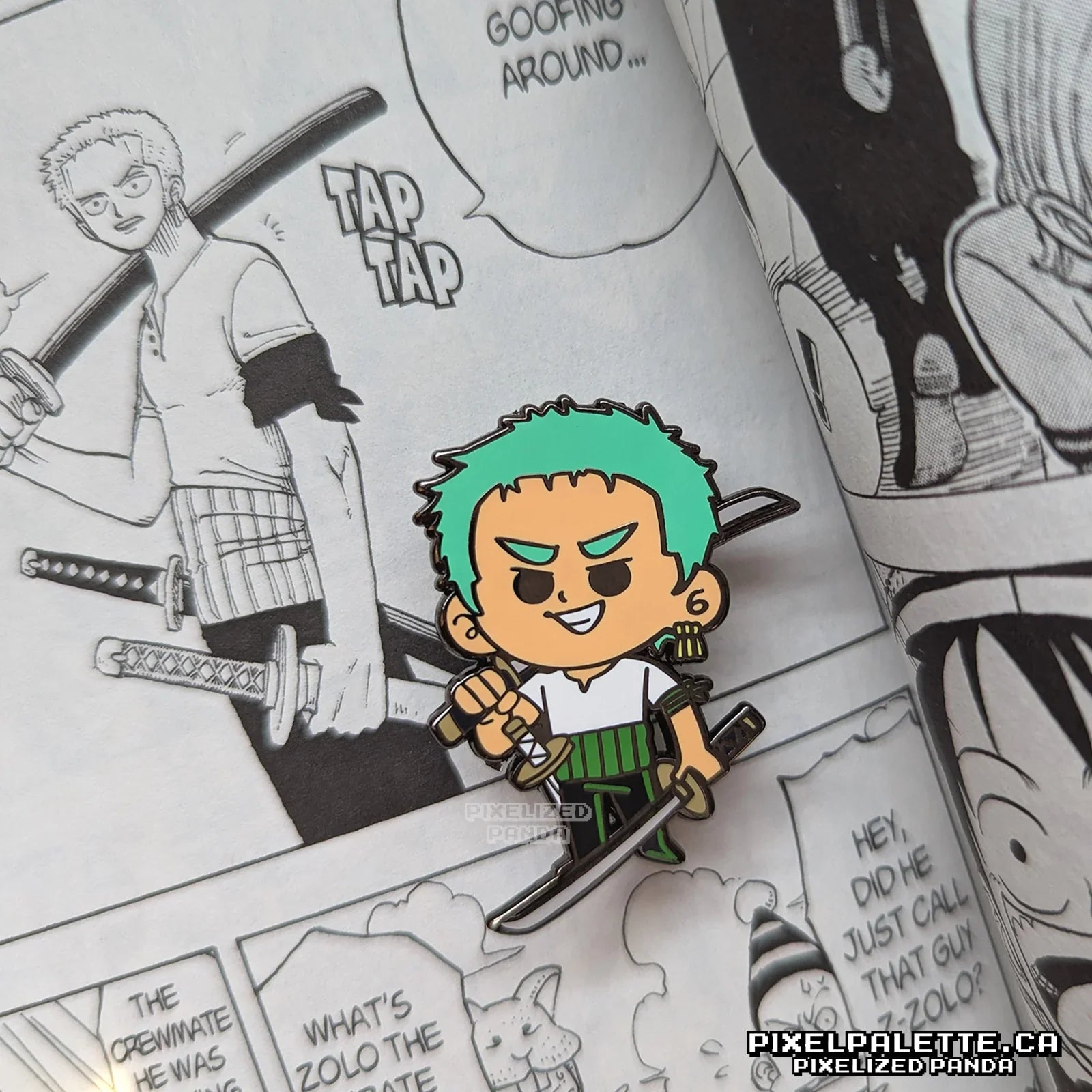 Zoro Pin (Pixelized Panda)