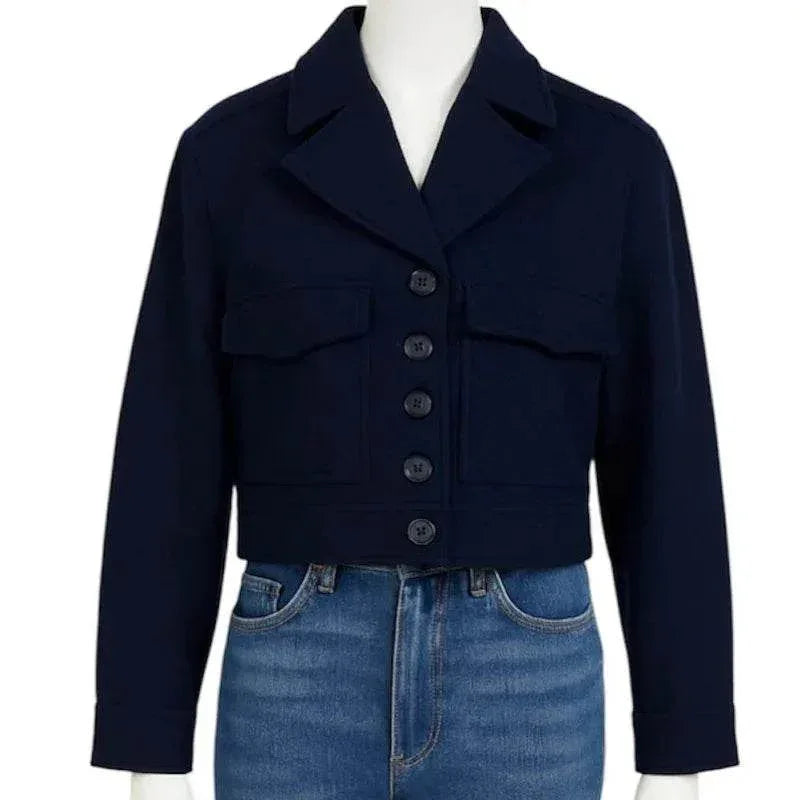 Manteau laine court