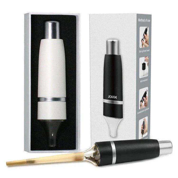 Aluminum Alloy Cigarette Grinder - Single-Handed Manual Press, Removable & Easy Clean