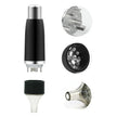 Manual Pressing Aluminum Alloy Cigarette Grinder Removable Cleaning Single Handed Grinder