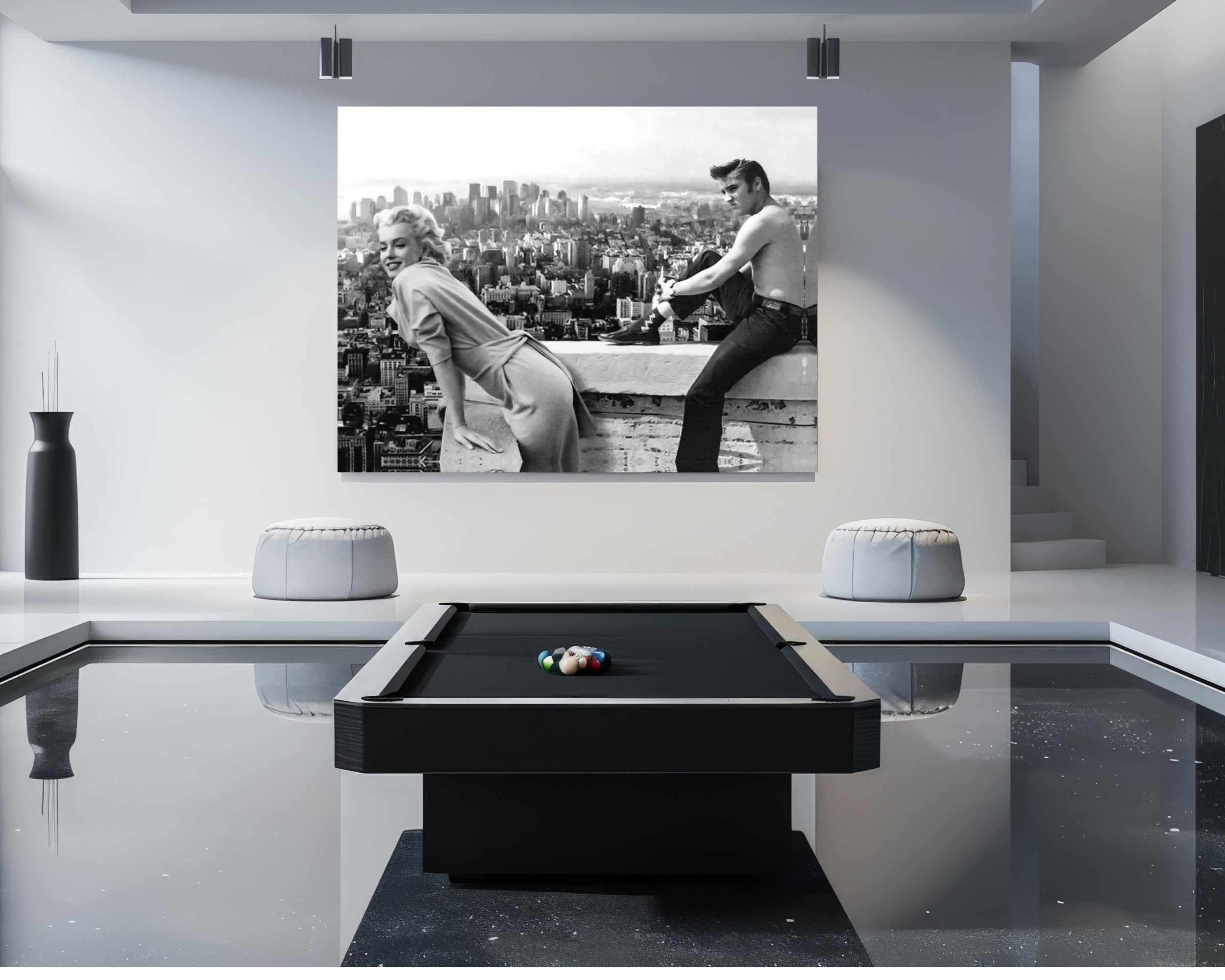 Canvas print Marilyn & Elvis - Wall Art Decor