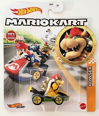Hot Wheels Die-Cast 1/64 Mario Kart - Bowser Standard Cart