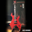 Mick Thompson Signature Red Warlock Miniature Guitar Replica Collectible
