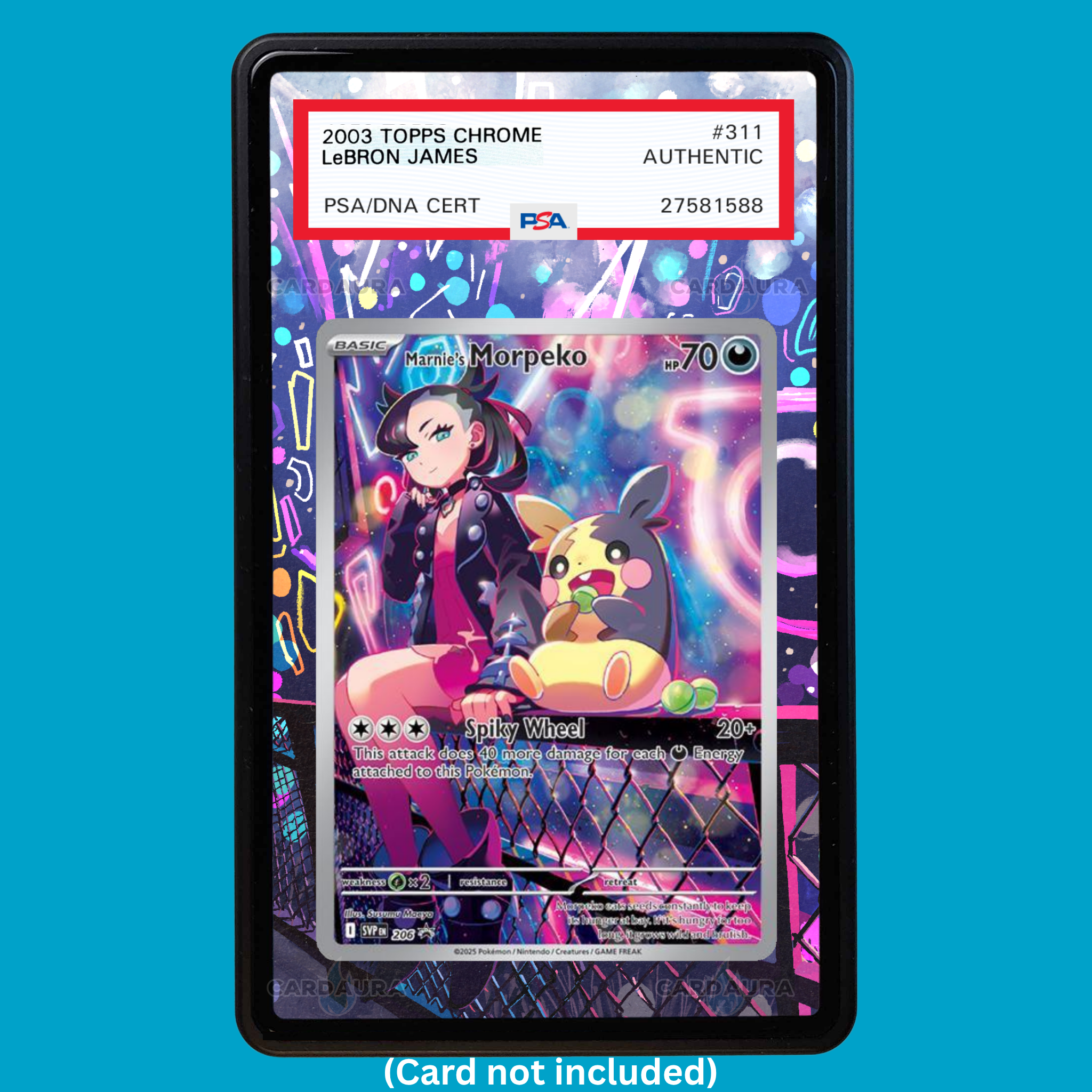 Marnie’s Morpeko SVP 206 SV Promo (Graded) Display Case