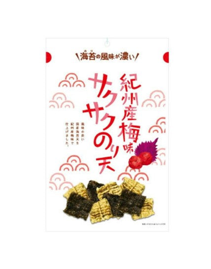 Maruka Kishu Plum & Red Shisho Tempura Seaweed Snack (68G) [Best Before Date: 2025.05.25]
