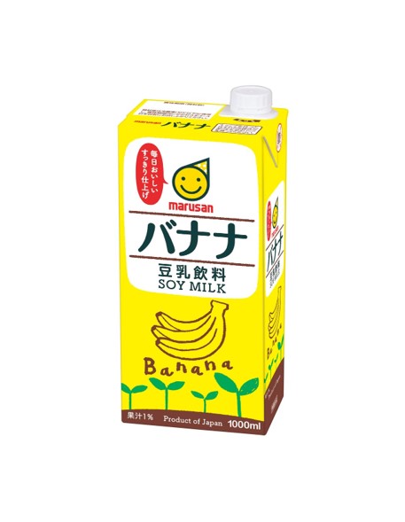 Marusan Soy Milk Banana (1L) [Best Before Date: 2025.10.29]