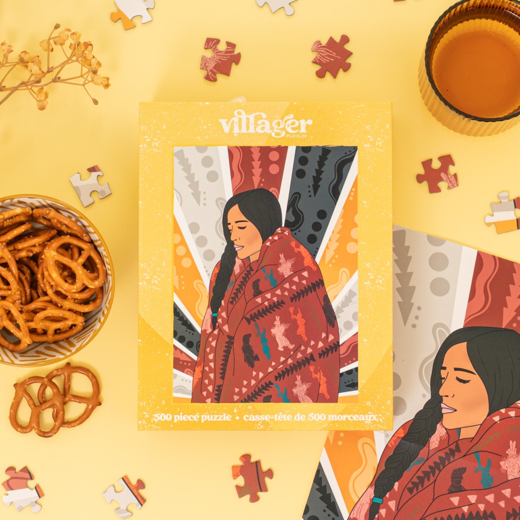 Matriarch Blanket | Puzzle de 500 pièces pour adultes | Conçu au Canada par Jadyn Williams