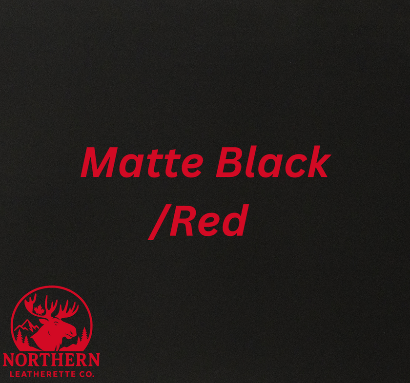 Matte Black / Red