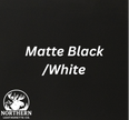 Matte Black / White