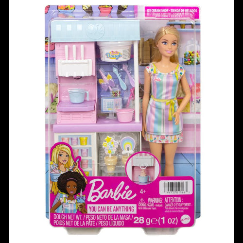 Mattel - BARBIE - ICE CREAM SHOPKEEPER PLAYSET