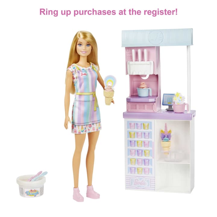 Mattel - BARBIE - ICE CREAM SHOPKEEPER PLAYSET