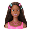Mattel - Barbie - Tête de mannequin pour coiffure - Noire