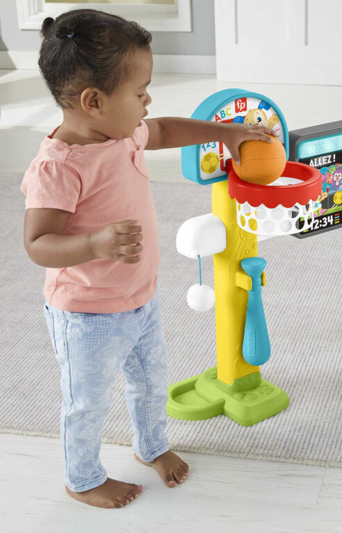 Mattel - Fisher-Price Laugh and Learn - French Edition- INFANT - 4 in 1 ALL-STAR SPORTS