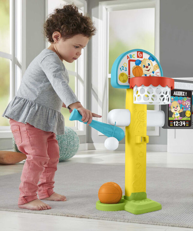 Mattel - Fisher-Price Laugh and Learn - French Edition- INFANT - 4 in 1 ALL-STAR SPORTS
