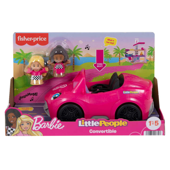 Mattel - Fp - Lp - Barbie Convertible Vehicle By Little People