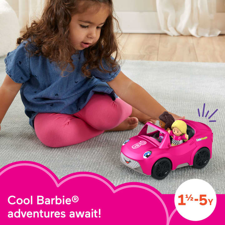 Mattel - Fp - Lp - Barbie Convertible Vehicle By Little People