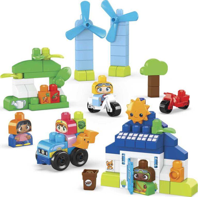 Mattel - MEGA BLOCKS - Green Town Build & Learn Eco House